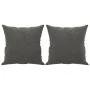 Cojines decorativos 2 uds terciopelo gris oscuro 40x40 cm de vidaXL, Cojines - Ref: Foro24-349486, Precio: 17,84 €, Descuento: %