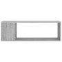 Mueble de TV madera contrachapada gris Sonoma 100x24x32 cm de vidaXL, Muebles TV - Ref: Foro24-816036, Precio: 31,53 €, Descu...