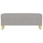 Banco de tela gris claro 100x35x41 cm de vidaXL, Bancos - Ref: Foro24-349375, Precio: 53,02 €, Descuento: %