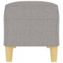 Banco de tela gris claro 100x35x41 cm de vidaXL, Bancos - Ref: Foro24-349375, Precio: 53,76 €, Descuento: %