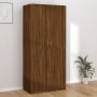 Armario madera contrachapada color roble marrón 90x52x200 cm de vidaXL, Armarios roperos - Ref: Foro24-815356, Precio: 225,58...