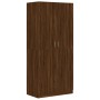 Armario madera contrachapada color roble marrón 90x52x200 cm de vidaXL, Armarios roperos - Ref: Foro24-815356, Precio: 228,97...