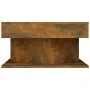 Couchtisch aus geräuchertem Eichensperrholz, 57 x 57 x 30 cm von vidaXL, Couchtisch - Ref: Foro24-815942, Preis: 46,39 €, Rab...