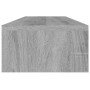 Soporte de monitor madera contrachapada gris Sonoma 100x24x13cm de vidaXL, Soportes para monitores y televisor - Ref: Foro24-...