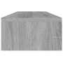 Soporte de monitor madera contrachapada gris Sonoma 100x24x13cm de vidaXL, Soportes para monitores y televisor - Ref: Foro24-...