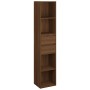 Estantería de madera contrachapada roble marrón 36x30x171 cm de vidaXL, Librerías y estanterías - Ref: Foro24-815536, Precio:...