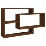 Estantería pared madera ingeniería roble marrón 104x20x58,5 cm de vidaXL, Estantes y estanterías - Ref: Foro24-815290, Precio...