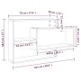 Estantería pared madera ingeniería roble marrón 104x20x58,5 cm de vidaXL, Estantes y estanterías - Ref: Foro24-815290, Precio...