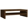 Soporte de monitor madera contrachapada roble marrón 42x24x13cm de vidaXL, Muebles TV - Ref: Foro24-815269, Precio: 25,52 €, ...