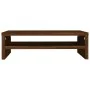 Soporte de monitor madera contrachapada roble marrón 42x24x13cm de vidaXL, Muebles TV - Ref: Foro24-815269, Precio: 25,52 €, ...