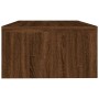 Soporte de monitor madera contrachapada roble marrón 42x24x13cm de vidaXL, Muebles TV - Ref: Foro24-815269, Precio: 26,02 €, ...
