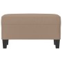 Banco de cuero sintético color capuchino 70x35x41 cm de vidaXL, Bancos - Ref: Foro24-349444, Precio: 45,05 €, Descuento: %