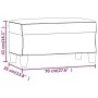 Cappuccino synthetic leather bench 70x35x41 cm by vidaXL, Banks - Ref: Foro24-349444, Price: 44,36 €, Discount: %