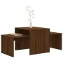 Set mesas centro madera contrachapada roble marrón 100x48x40 cm de vidaXL, Mesas de centro - Ref: Foro24-815548, Precio: 56,0...