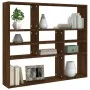 Estantería de pared madera ingeniería roble marrón 90x16x78 cm de vidaXL, Estantes y estanterías - Ref: Foro24-815560, Precio...