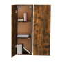 Muebles para TV 2 uds madera roble ahumado 30,5x30x90 cm de vidaXL, Muebles TV - Ref: Foro24-815748, Precio: 81,43 €, Descuen...