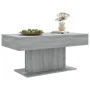 Mesa de centro madera de ingeniería gris Sonoma 96x50x45 cm de vidaXL, Mesas de centro - Ref: Foro24-815835, Precio: 71,27 €,...