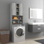 Armario de lavadora gris Sonoma 64x25,5x190 cm de vidaXL, Accesorios para lavadoras y secadoras - Ref: Foro24-815958, Precio:...