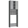 Armario de lavadora gris Sonoma 64x25,5x190 cm de vidaXL, Accesorios para lavadoras y secadoras - Ref: Foro24-815958, Precio:...