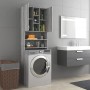 Armario de lavadora gris Sonoma 64x25,5x190 cm de vidaXL, Accesorios para lavadoras y secadoras - Ref: Foro24-815958, Precio:...
