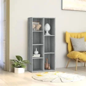 Estantería color gris Sonoma 50x25x106 cm de vidaXL, Librerías y estanterías - Ref: Foro24-815445, Precio: 62,12 €, Descuento: %