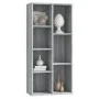 Estantería color gris Sonoma 50x25x106 cm de vidaXL, Librerías y estanterías - Ref: Foro24-815445, Precio: 62,12 €, Descuento: %