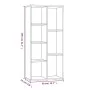 Estantería color gris Sonoma 50x25x106 cm de vidaXL, Librerías y estanterías - Ref: Foro24-815445, Precio: 62,12 €, Descuento: %