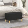 Banco de tela negro 70x35x41 cm de vidaXL, Bancos - Ref: Foro24-349371, Precio: 53,20 €, Descuento: %
