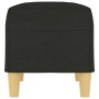 Banco de tela negro 70x35x41 cm de vidaXL, Bancos - Ref: Foro24-349371, Precio: 53,20 €, Descuento: %