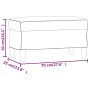 Banco de tela negro 70x35x41 cm de vidaXL, Bancos - Ref: Foro24-349371, Precio: 53,20 €, Descuento: %