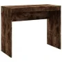 Escritorio de madera contrachapada roble ahumado 90x40x72 cm de vidaXL, Escritorios - Ref: Foro24-815303, Precio: 42,50 €, De...
