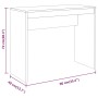Escritorio de madera contrachapada roble ahumado 90x40x72 cm de vidaXL, Escritorios - Ref: Foro24-815303, Precio: 43,09 €, De...