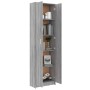 Armario de pasillo madera contrachapada gris Sonoma 55x25x189cm de vidaXL, Armarios roperos - Ref: Foro24-815517, Precio: 121...