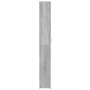 Armario de pasillo madera contrachapada gris Sonoma 55x25x189cm de vidaXL, Armarios roperos - Ref: Foro24-815517, Precio: 121...