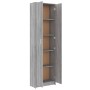 Armario de pasillo madera contrachapada gris Sonoma 55x25x189cm de vidaXL, Armarios roperos - Ref: Foro24-815517, Precio: 121...