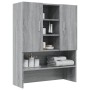 Armario de lavadora gris sonoma 70,5x25,5x90 cm de vidaXL, Accesorios para lavadoras y secadoras - Ref: Foro24-815946, Precio...