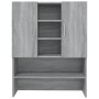 Armario de lavadora gris sonoma 70,5x25,5x90 cm de vidaXL, Accesorios para lavadoras y secadoras - Ref: Foro24-815946, Precio...