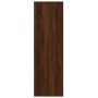 Estantería color marrón roble 98x30x98 cm de vidaXL, Librerías y estanterías - Ref: Foro24-815449, Precio: 84,54 €, Descuento: %