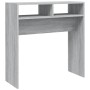 Mesa consola madera contrachapada gris Sonoma 78x30x80 cm de vidaXL, Mesas auxiliares - Ref: Foro24-815937, Precio: 36,28 €, ...