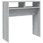 Sonoma-Konsolentisch aus grauem Sperrholz, 78 x 30 x 80 cm von vidaXL, Seitentische - Ref: Foro24-815937, Preis: 34,44 €, Rab...