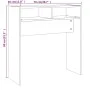 Mesa consola madera contrachapada gris Sonoma 78x30x80 cm de vidaXL, Mesas auxiliares - Ref: Foro24-815937, Precio: 34,44 €, ...