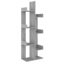 Estantería madera contrachapada gris Sonoma 48x25,5x140 cm de vidaXL, Librerías y estanterías - Ref: Foro24-816006, Precio: 5...