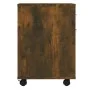 Armario ruedas madera contrachapada roble ahumado 45x38x54 cm de vidaXL, Taquillas y armarios de almacenamiento - Ref: Foro24...