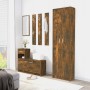 Armario pasillo madera contrachapada roble ahumado 55x25x189 cm de vidaXL, Armarios roperos - Ref: Foro24-815516, Precio: 116...