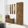 Armario pasillo madera contrachapada roble ahumado 55x25x189 cm de vidaXL, Armarios roperos - Ref: Foro24-815516, Precio: 114...