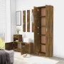 Armario pasillo madera contrachapada roble ahumado 55x25x189 cm de vidaXL, Armarios roperos - Ref: Foro24-815516, Precio: 114...