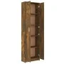 Armario pasillo madera contrachapada roble ahumado 55x25x189 cm de vidaXL, Armarios roperos - Ref: Foro24-815516, Precio: 114...