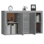 Aparador de madera contrachapada gris Sonoma 120x36x69 cm de vidaXL, Aparadores - Ref: Foro24-815493, Precio: 141,40 €, Descu...