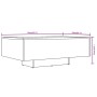 Mesa de centro madera contrachapada roble ahumado 85x55x31 cm de vidaXL, Mesas de centro - Ref: Foro24-815759, Precio: 58,02 ...