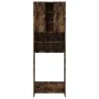 Armario de lavadora color roble ahumado 64x24x190 cm de vidaXL, Accesorios para lavadoras y secadoras - Ref: Foro24-815957, P...